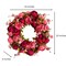 Zoey Large Burgundy Red Peachy Pink Faux Peony Flower Wreath 23" All Season Indoor Outdoor Decor Fall Autumn